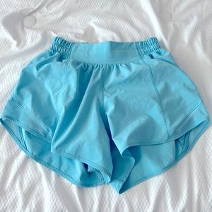 Hotty Hot Shorts 4” Powder Blue